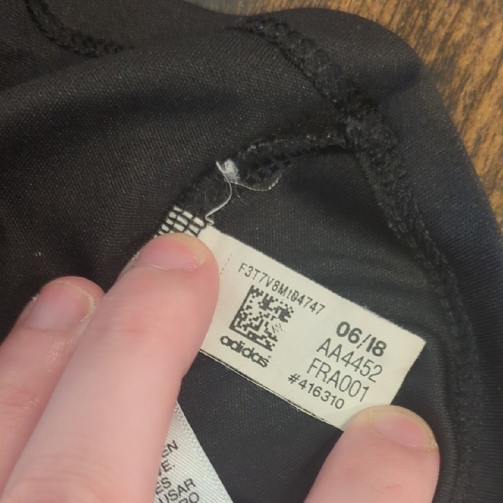 Adidas Women's Black Tee with Pastel Rainbow Logo - Picture 6 of 9